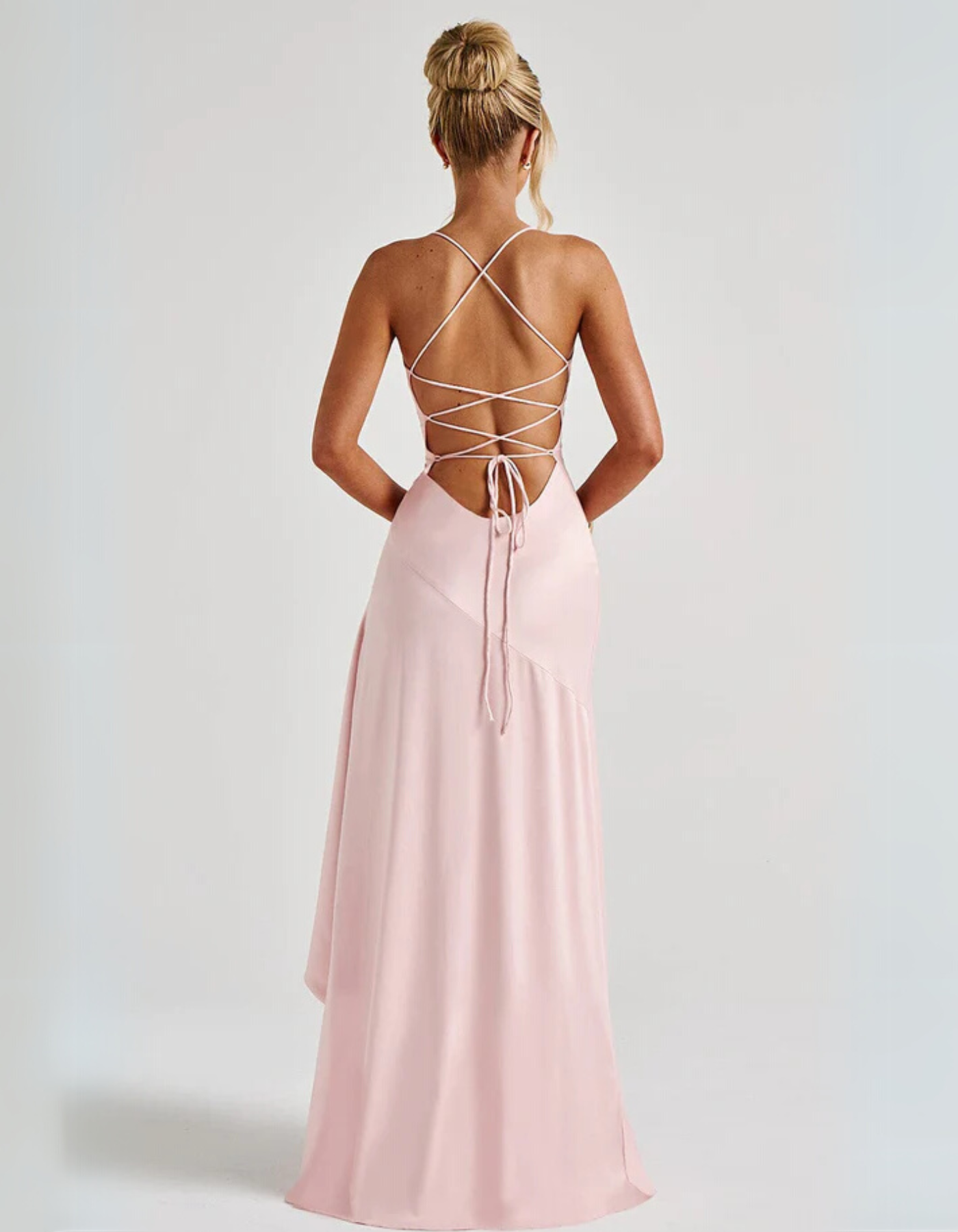 Rosavelle – Draped ruffle detail – Evening gown-10174848270663-Ivory Ombre