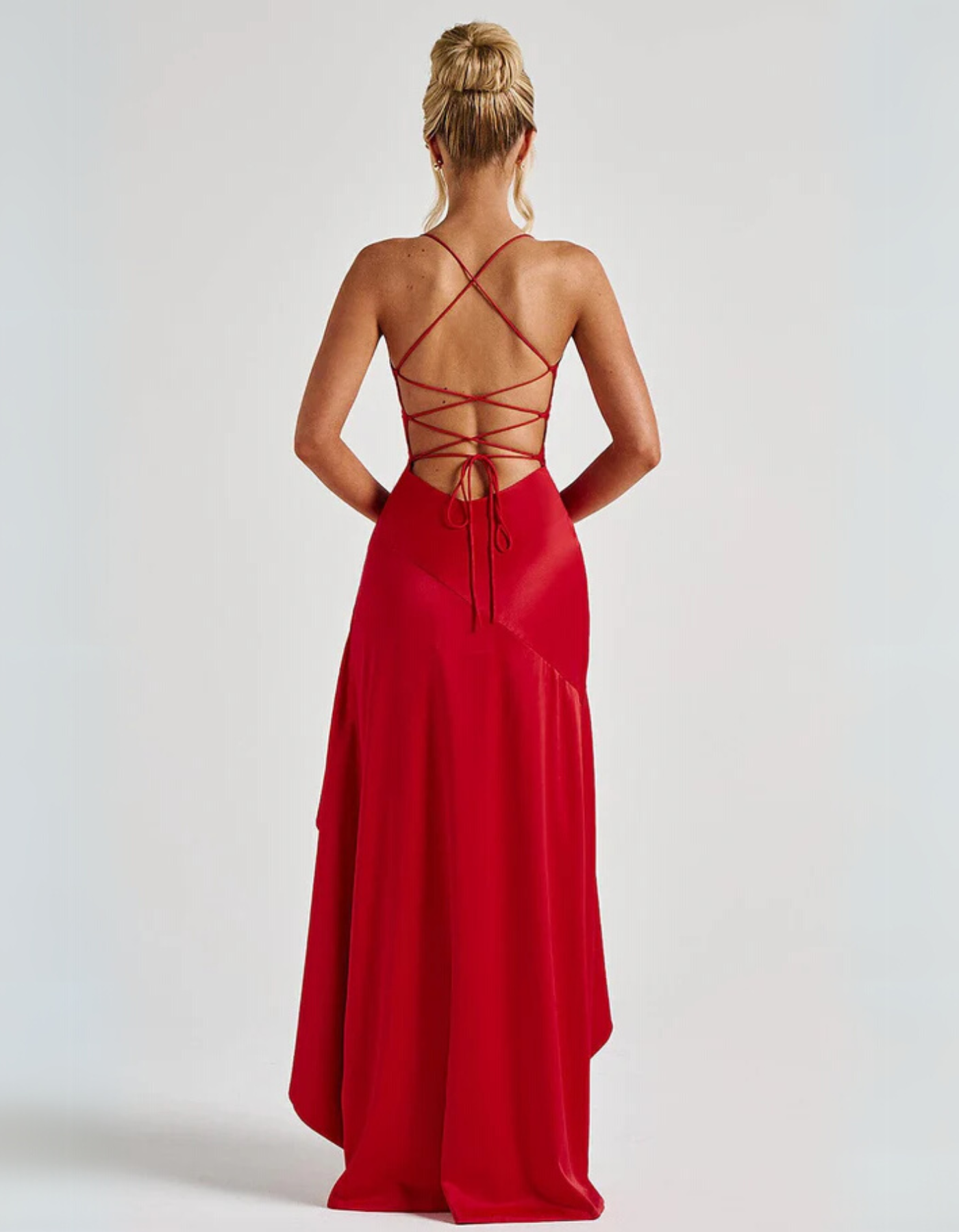 Rosavelle – Draped ruffle detail – Evening gown-10174848270663-Ivory Ombre