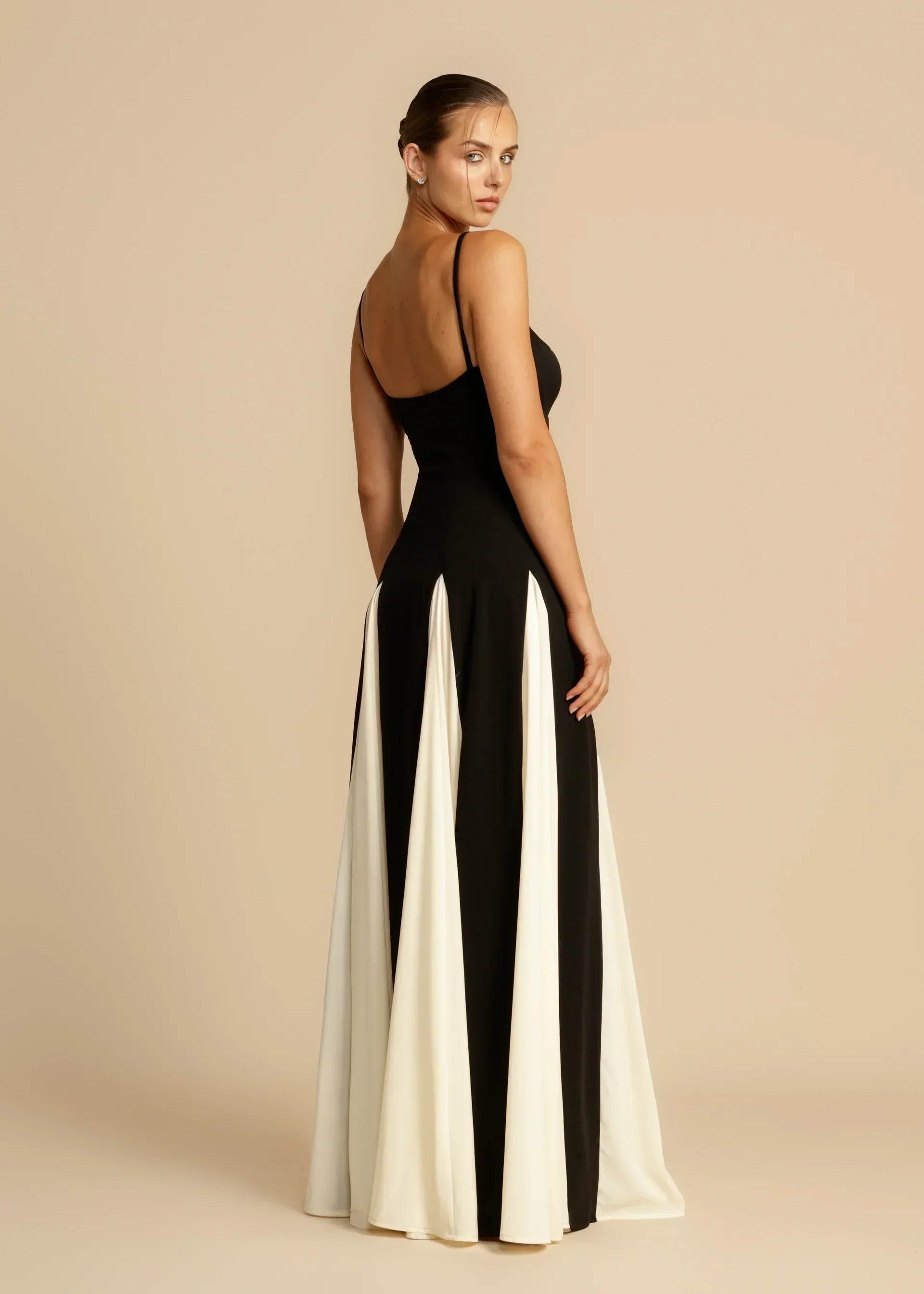 Roxaria – Sculpted silhouette – Bodycon dress-10174740070727-Ivory Ombre