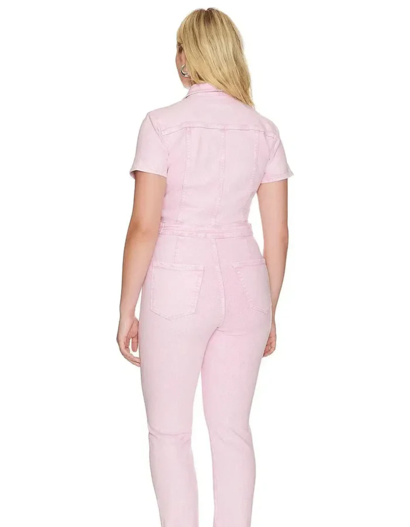 Sancia – Sleek silhouette – Denim jumpsuit-10174843781447-Ivory Ombre