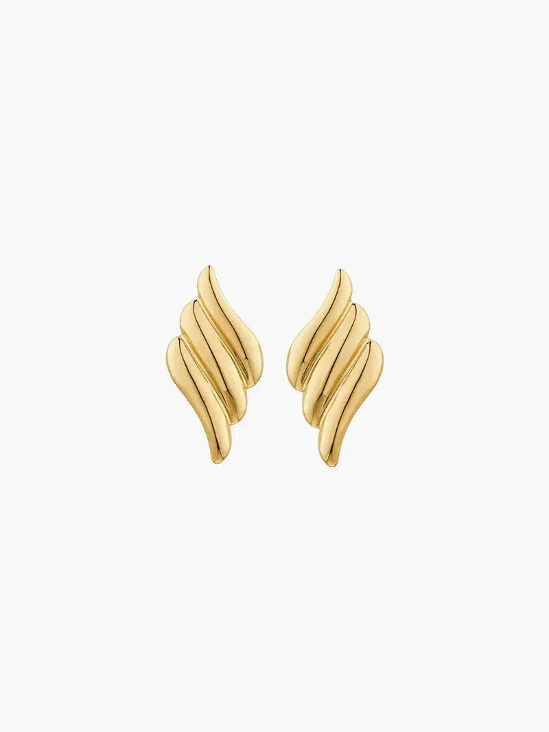 Seraphina – Angel design – Gold-plated earrings-10173354606919-Ivory Ombre