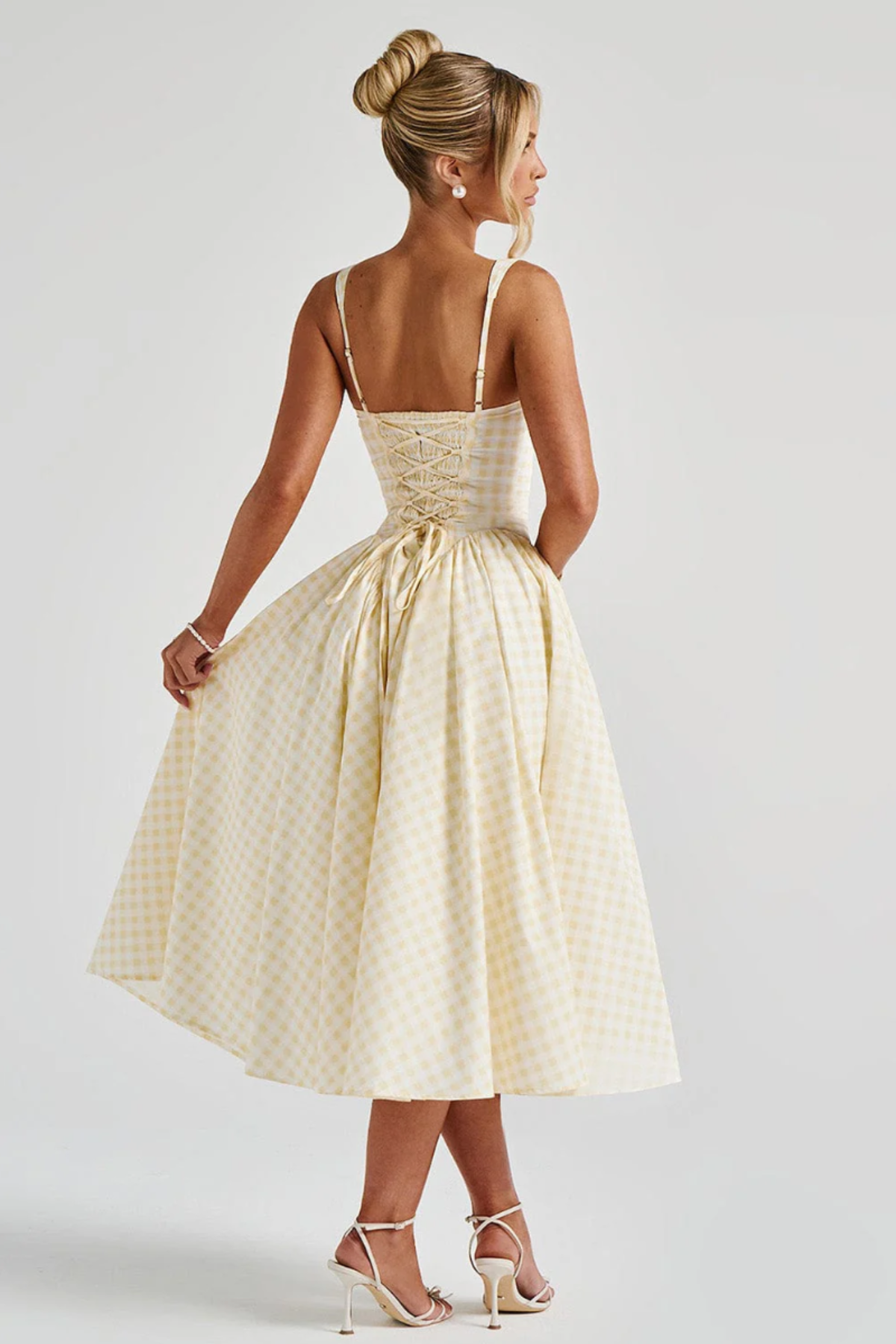 Serette – Blush charm – Midi dress-10174846697799-Ivory Ombre