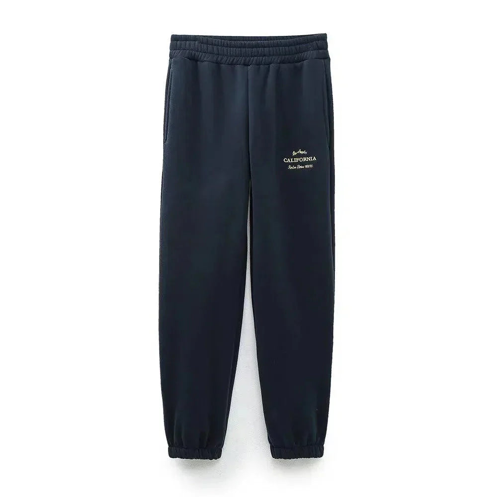 Sierra – Crew neck sweatshirt & jogger-style pants – California lounge set-10174845944135-Ivory Ombre