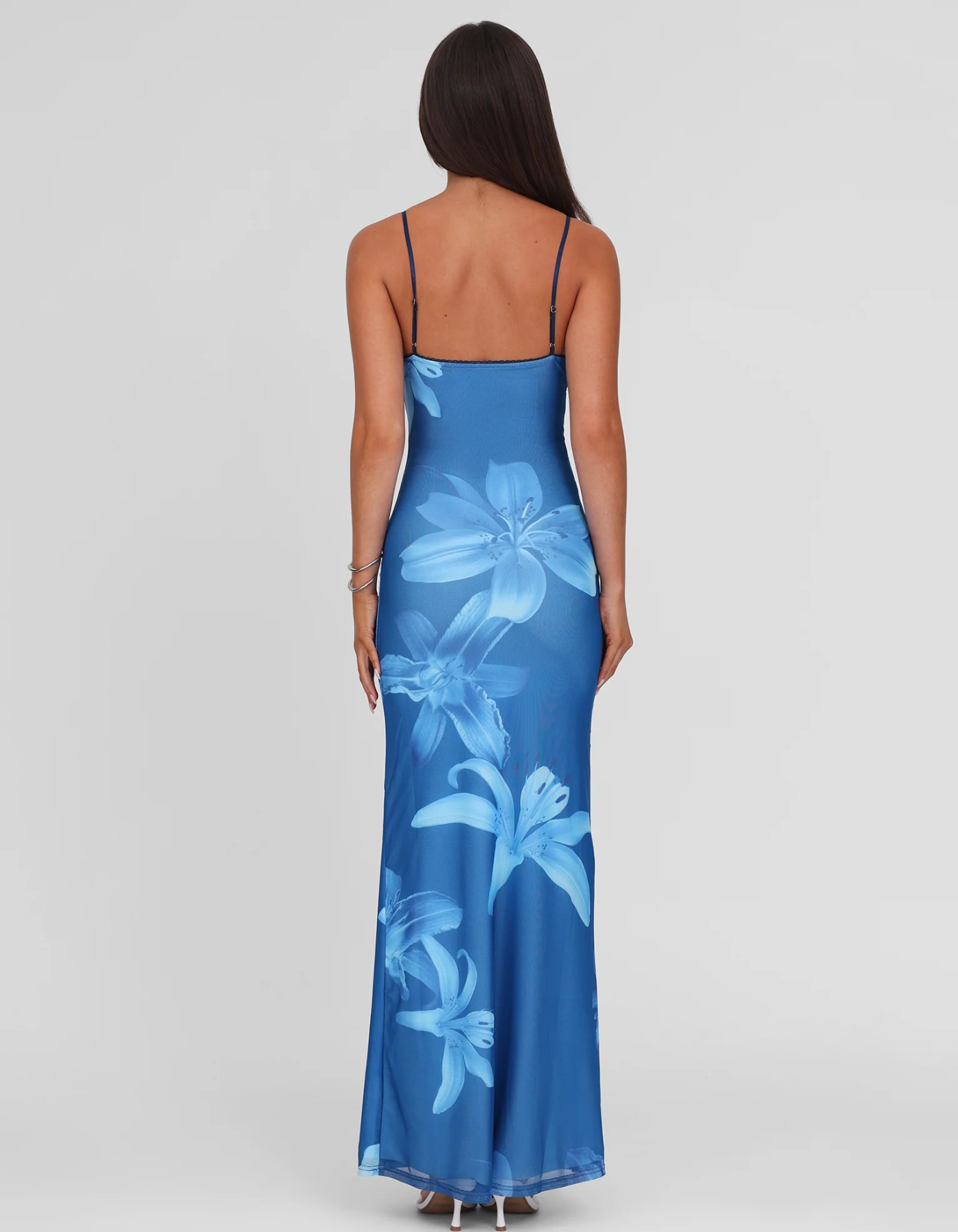 Sirenaine – Orchid bloom – Maxi dress-10187137122631-Ivory Ombre