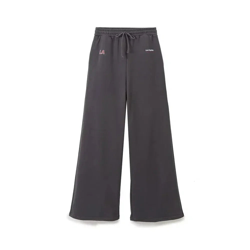 Soleil – Crew neck sweatshirt & jogger-style pants – Los Angeles lounge set-10174845747527-Ivory Ombre
