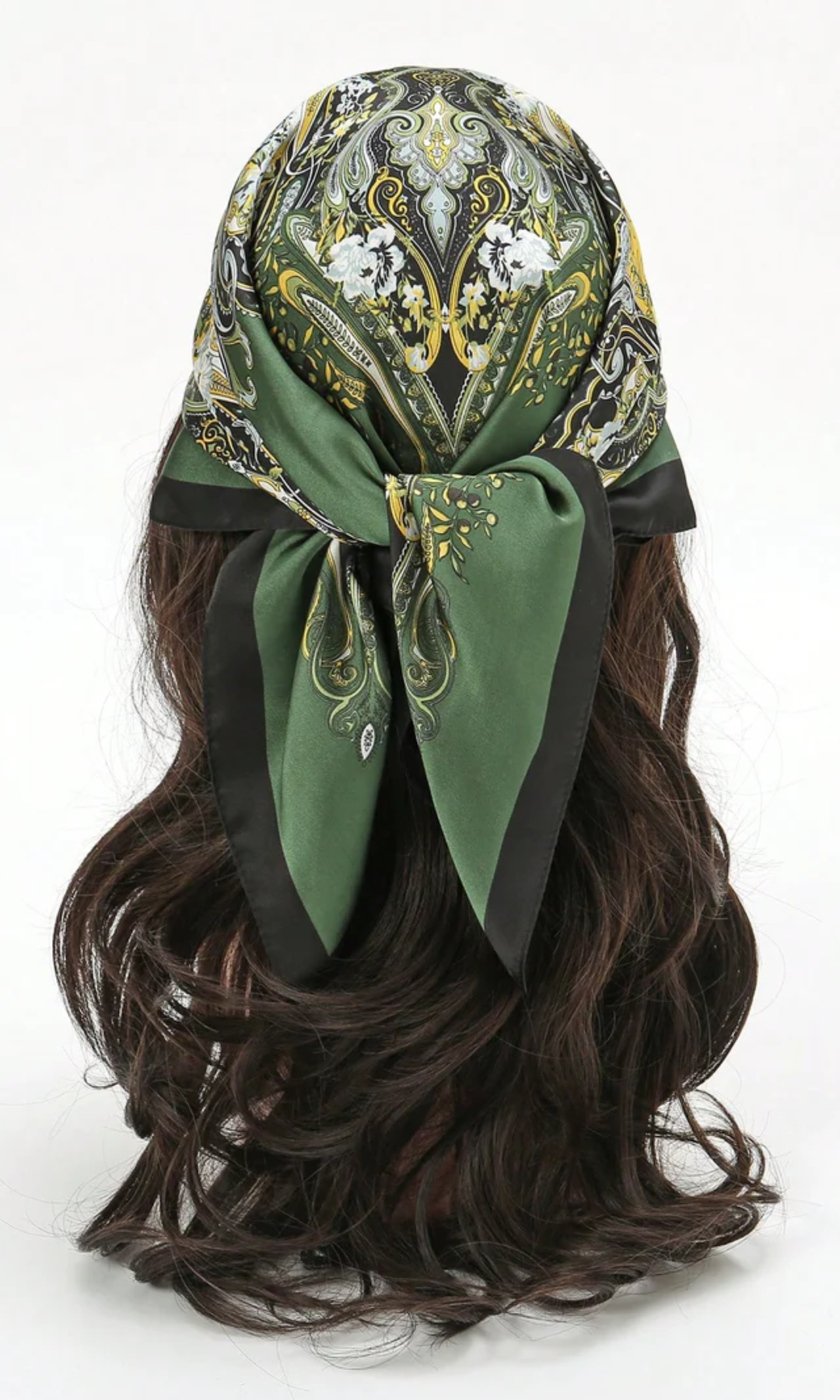 Solenne – Baroque paisley – Head Scarf-10174848598343-Ivory Ombre