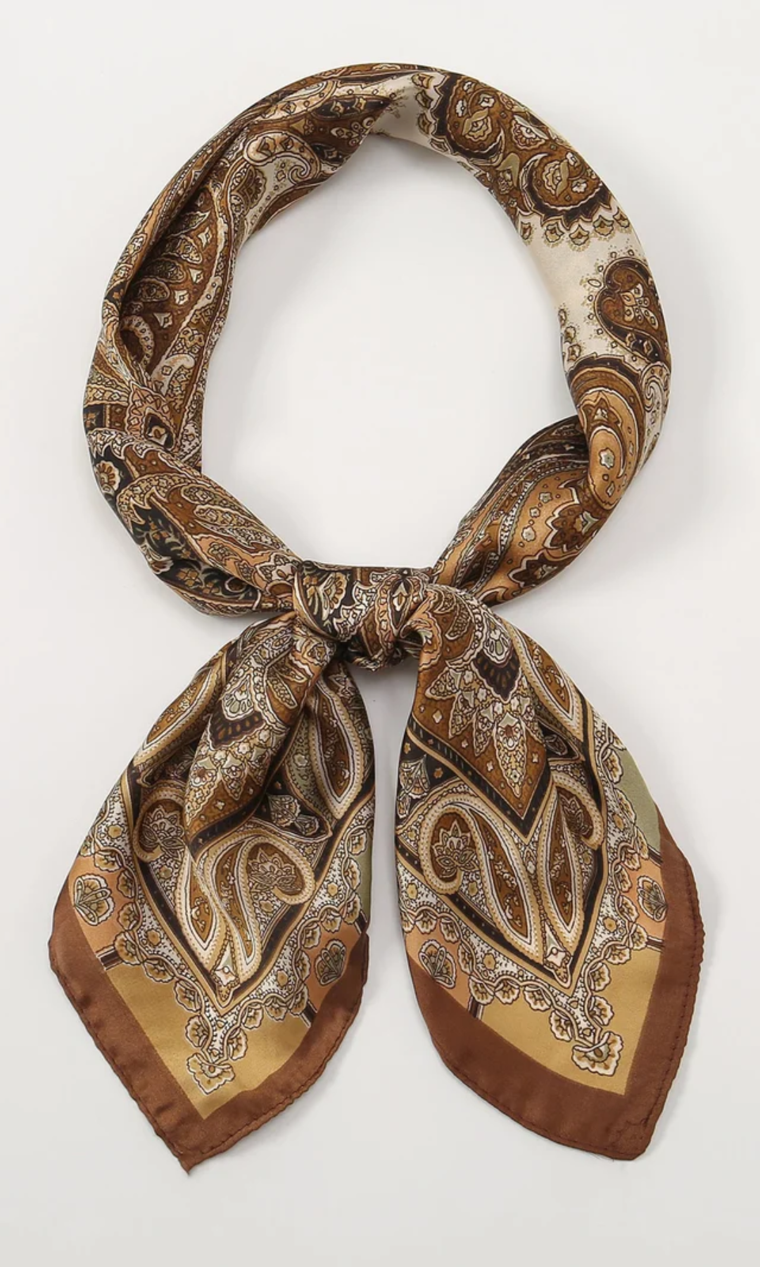 Solenne – Baroque paisley – Head Scarf-10174848598343-Ivory Ombre