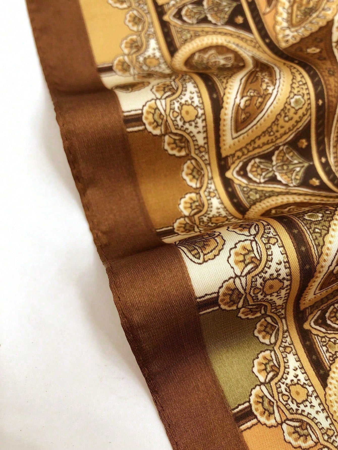 Solenne – Baroque paisley – Head Scarf-10174848598343-Ivory Ombre