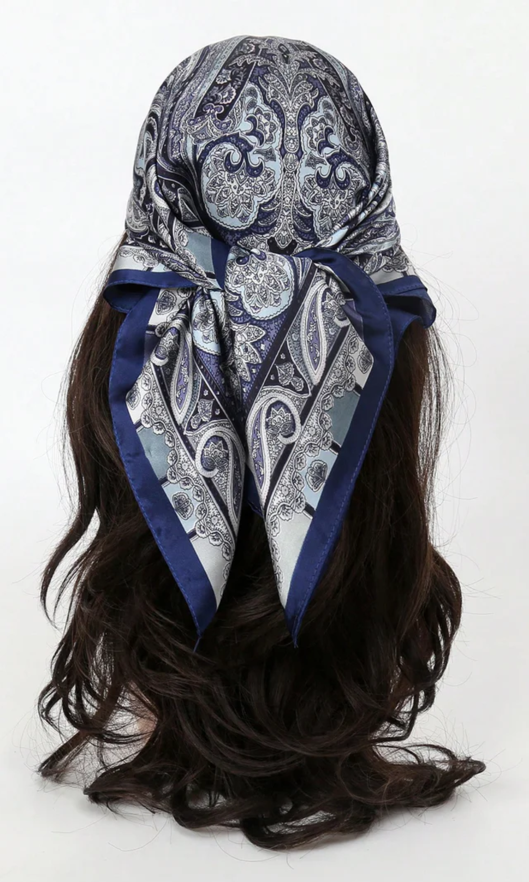 Solenne – Baroque paisley – Head Scarf-10174848598343-Ivory Ombre