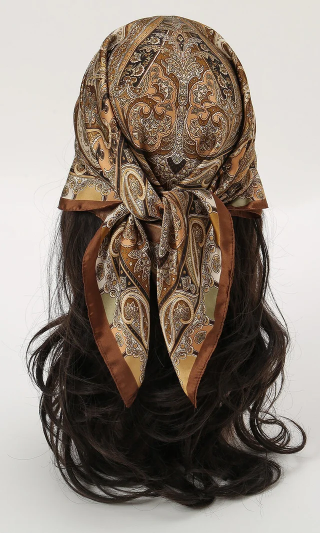 Solenne – Baroque paisley – Head Scarf-10174848598343-Ivory Ombre