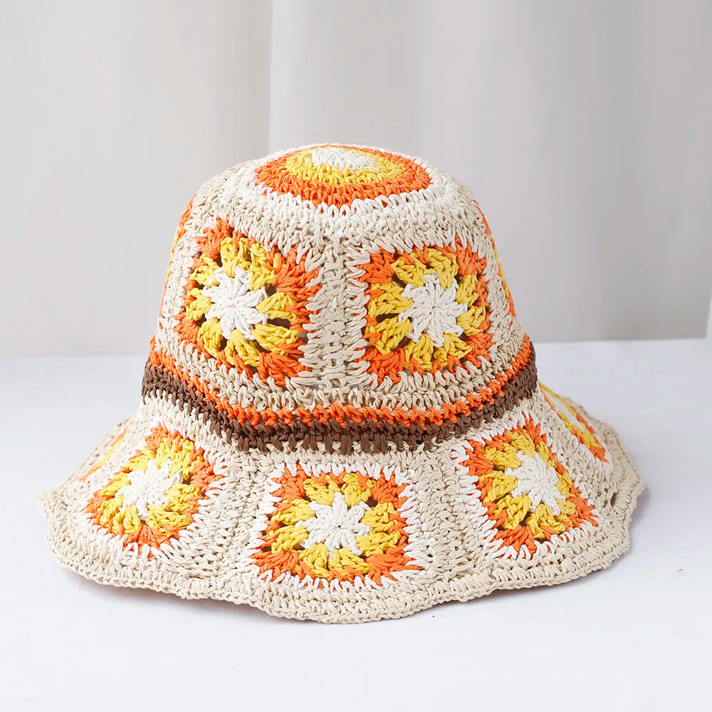 Solivana – Sunset patchwork – Crochet sun hat-10174849909063-Ivory Ombre