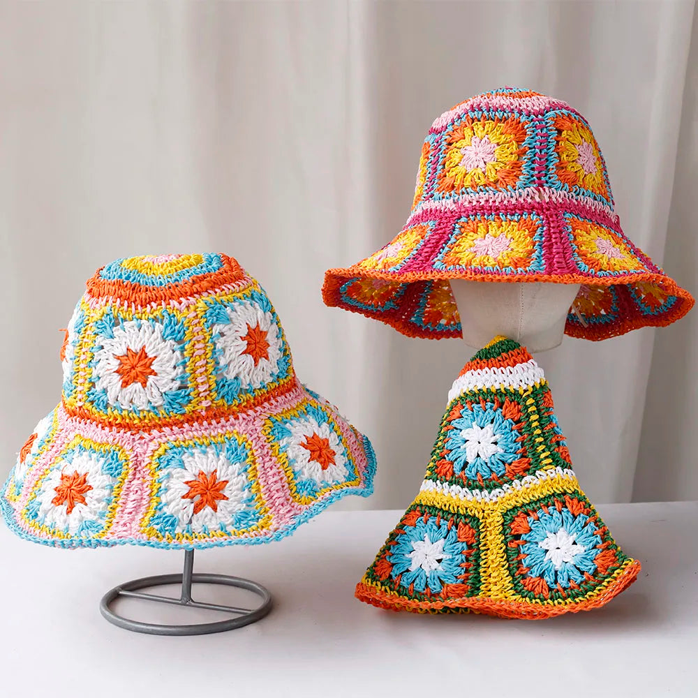 Solivana – Sunset patchwork – Crochet sun hat-10174849909063-Ivory Ombre