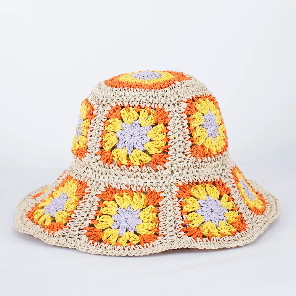 Solivana – Sunset patchwork – Crochet sun hat-10174849909063-Ivory Ombre