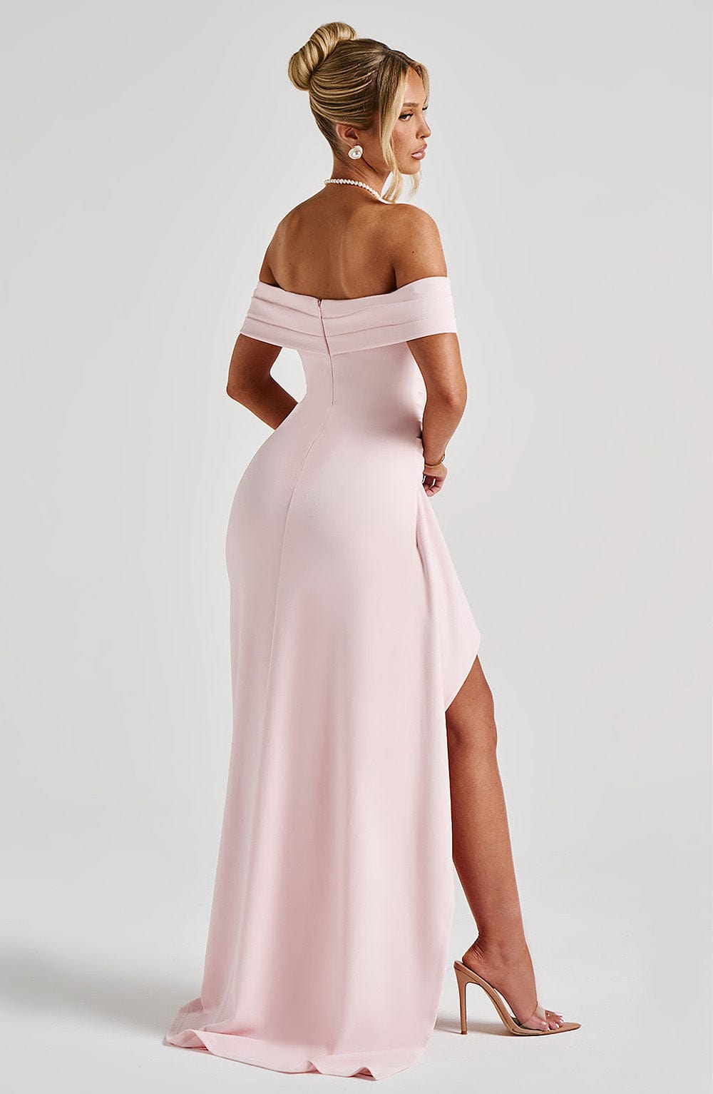 Sorayaelle – Off-shoulder drape – Evening gown-10174846632263-Ivory Ombre