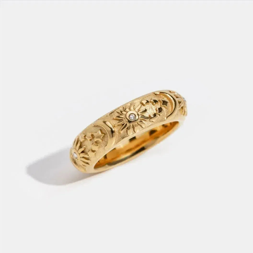 Stellaria – Celestial design – Gold-plated ring-10173353656647-Ivory Ombre