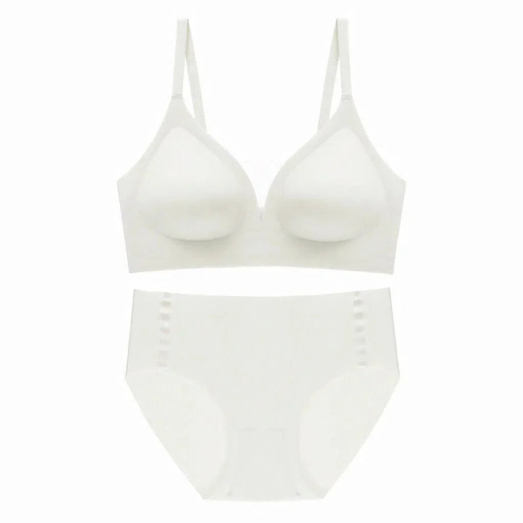 Teline – Seamless deep V – Bra and briefs set-15138005385600-Santi Vento Atelier
