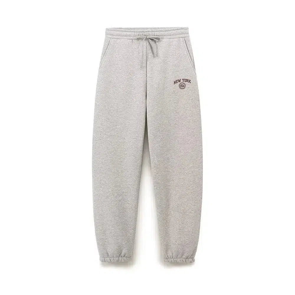 Thalassa – Crew neck sweatshirt & jogger-style pants – NYC lounge set-10174845419847-Ivory Ombre