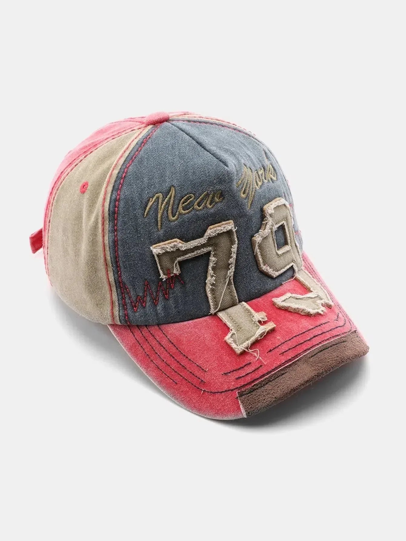 Thessia – NYC 79 – Baseball cap-10174659002695-Ivory Ombre