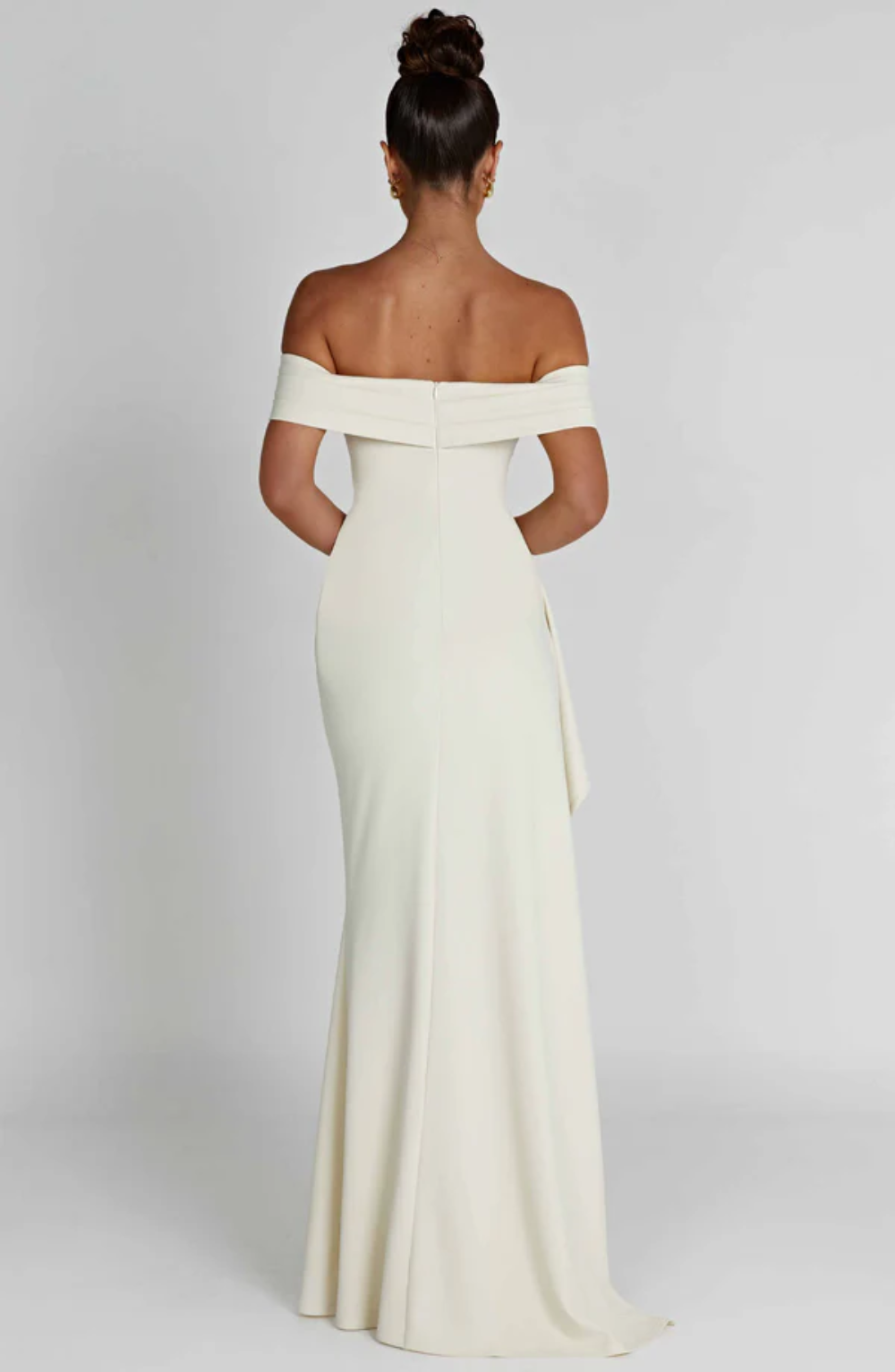 Valentisse – Off-shoulder silhouette – Evening gown-10174845813063-Ivory Ombre