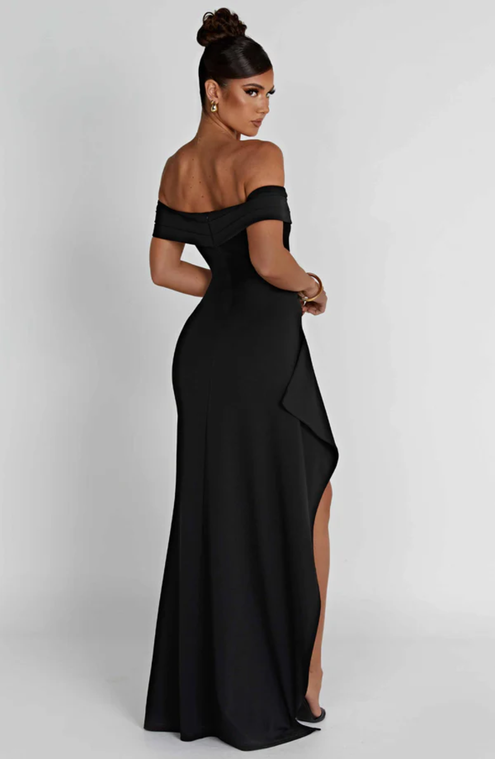 Valentisse – Off-shoulder silhouette – Evening gown-10174845813063-Ivory Ombre