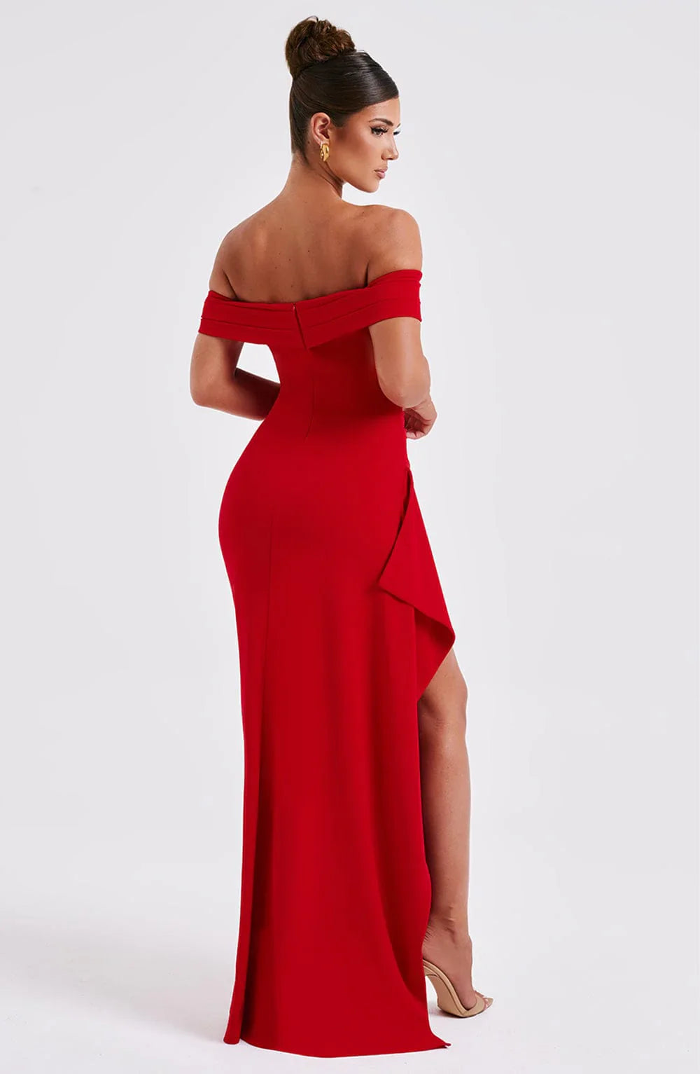 Valentisse – Off-shoulder silhouette – Evening gown-10174845813063-Ivory Ombre