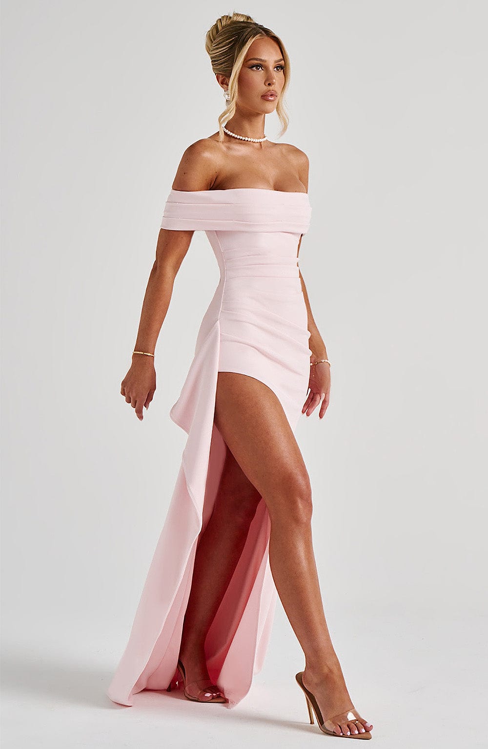 Valentisse – Off-shoulder silhouette – Evening gown-10174845813063-Ivory Ombre