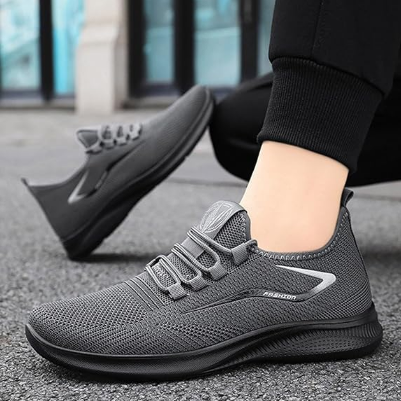Velmoro – Knit comfort – Lightweight trainers-10174851842375-Ivory Ombre