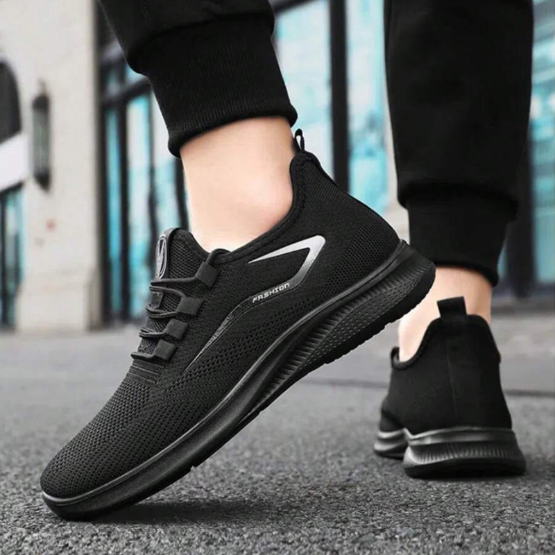 Velmoro – Knit comfort – Lightweight trainers-10174851842375-Ivory Ombre