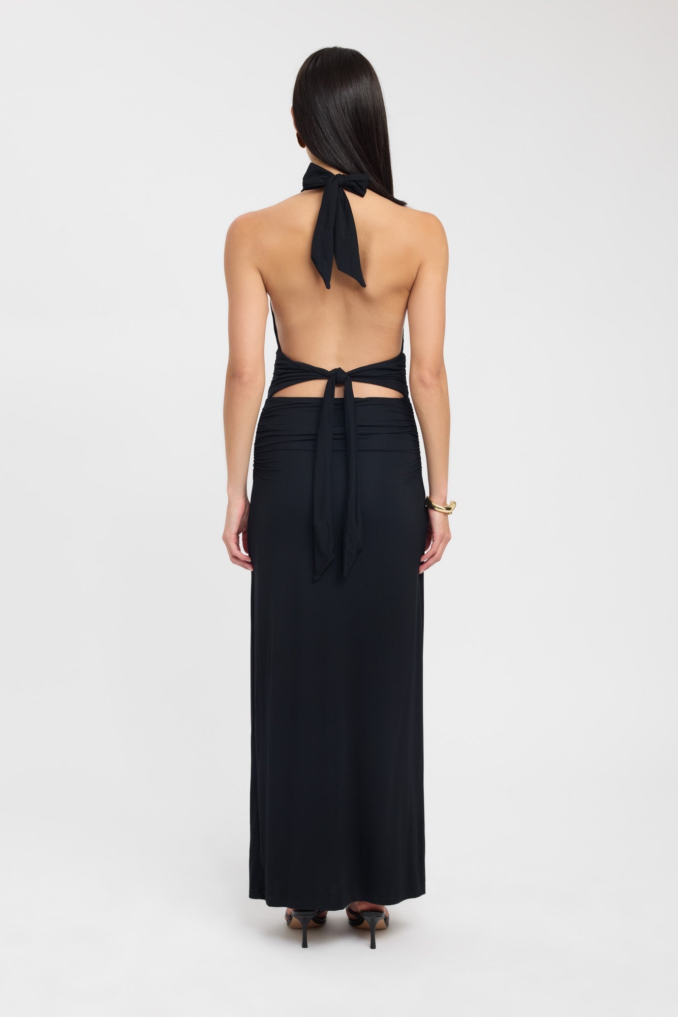 Vionelle – Plunge halter – Evening dress-10192062742855-Ivory Ombre