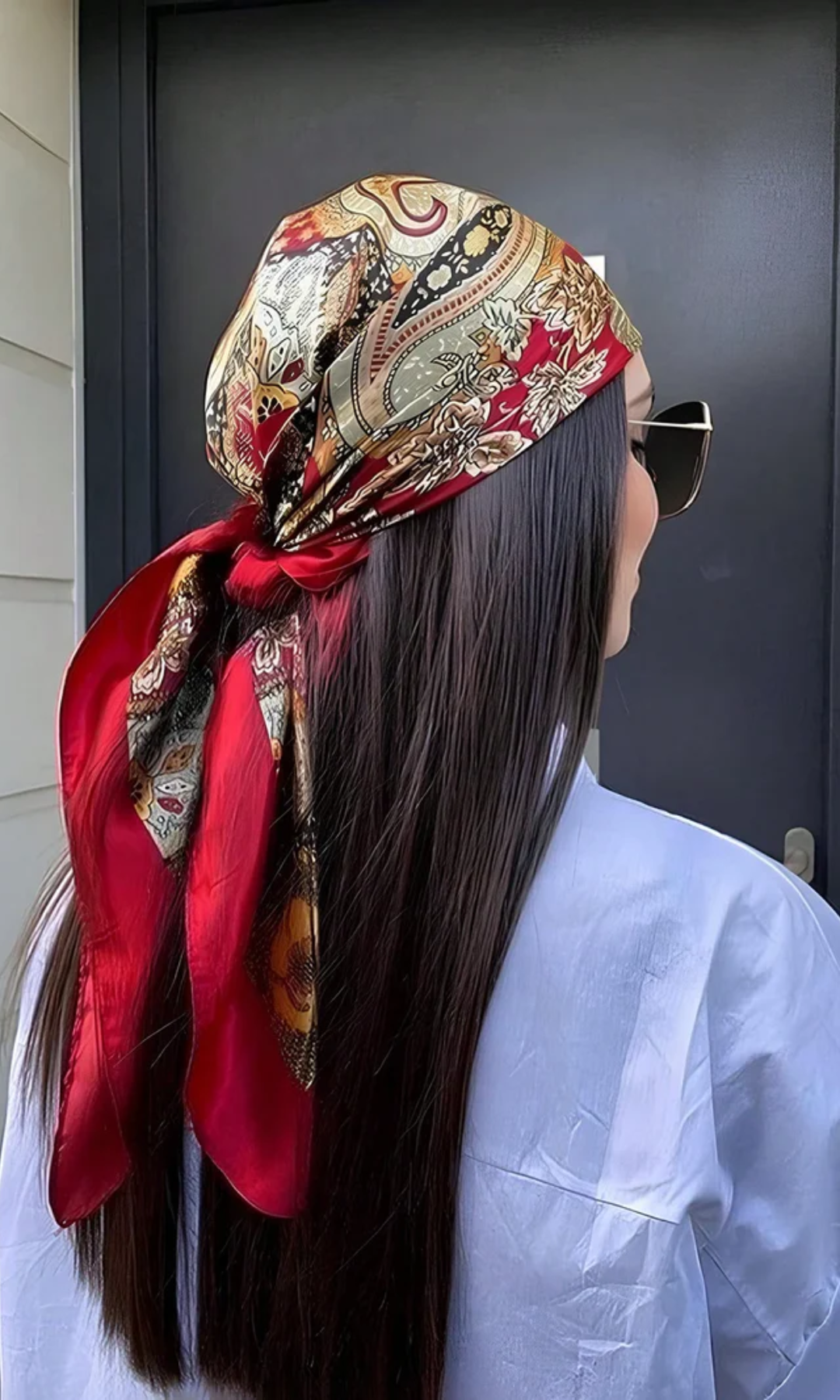 Virelle – Crimson baroque – Headscarf-10174848500039-Ivory Ombre