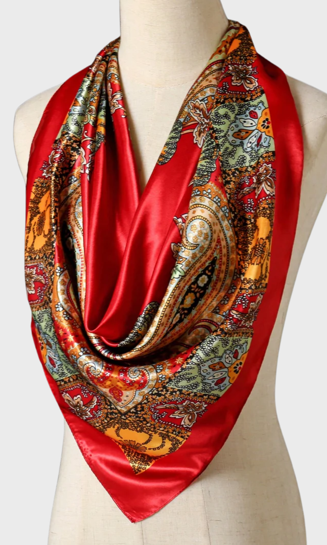 Virelle – Crimson baroque – Headscarf-10174848500039-Ivory Ombre