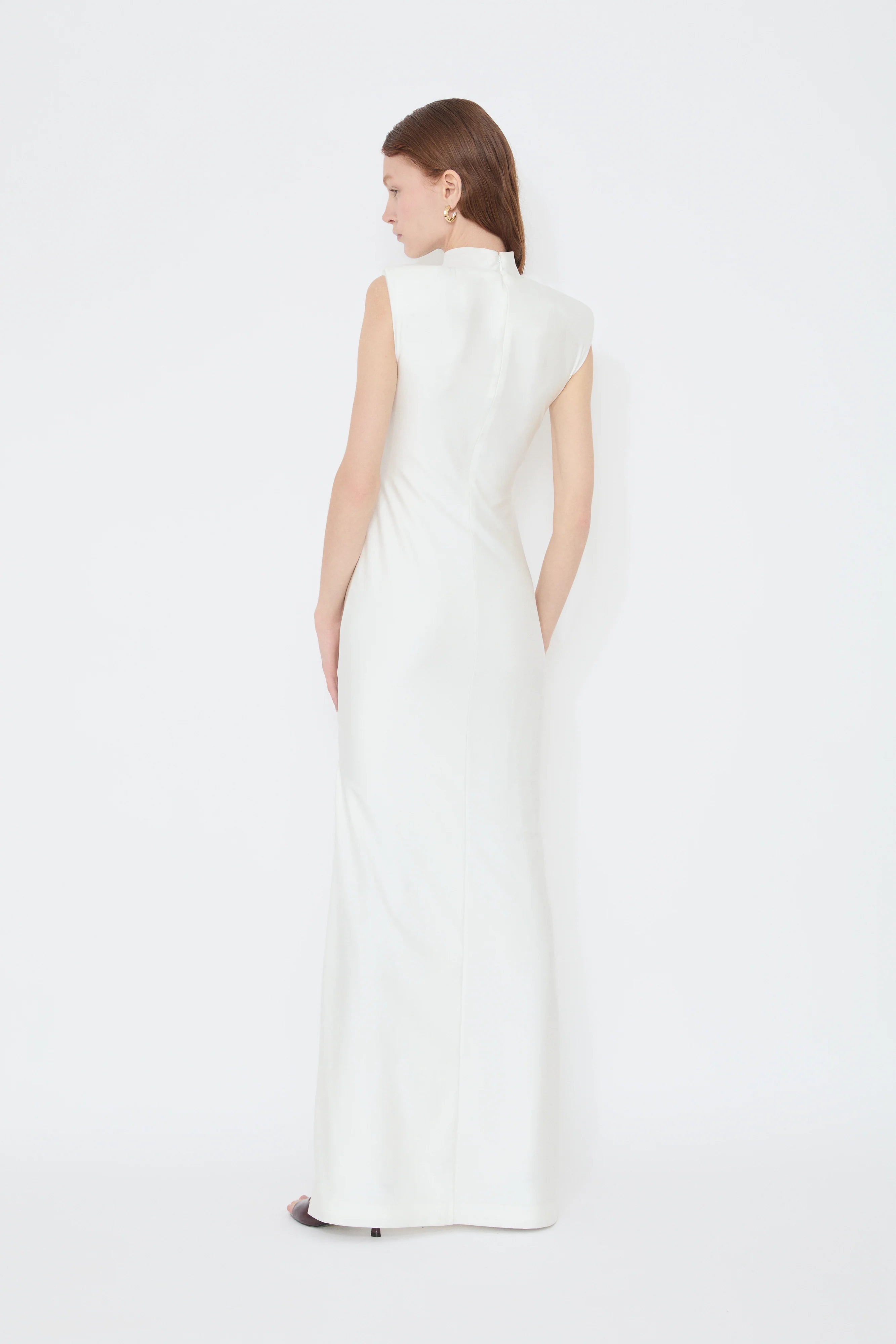 Virellina – Cut-out detail – Maxi dress-10187128176967-Ivory Ombre
