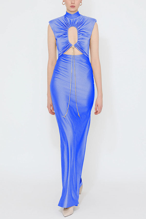 Virellina – Cut-out detail – Maxi dress-10187128176967-Ivory Ombre
