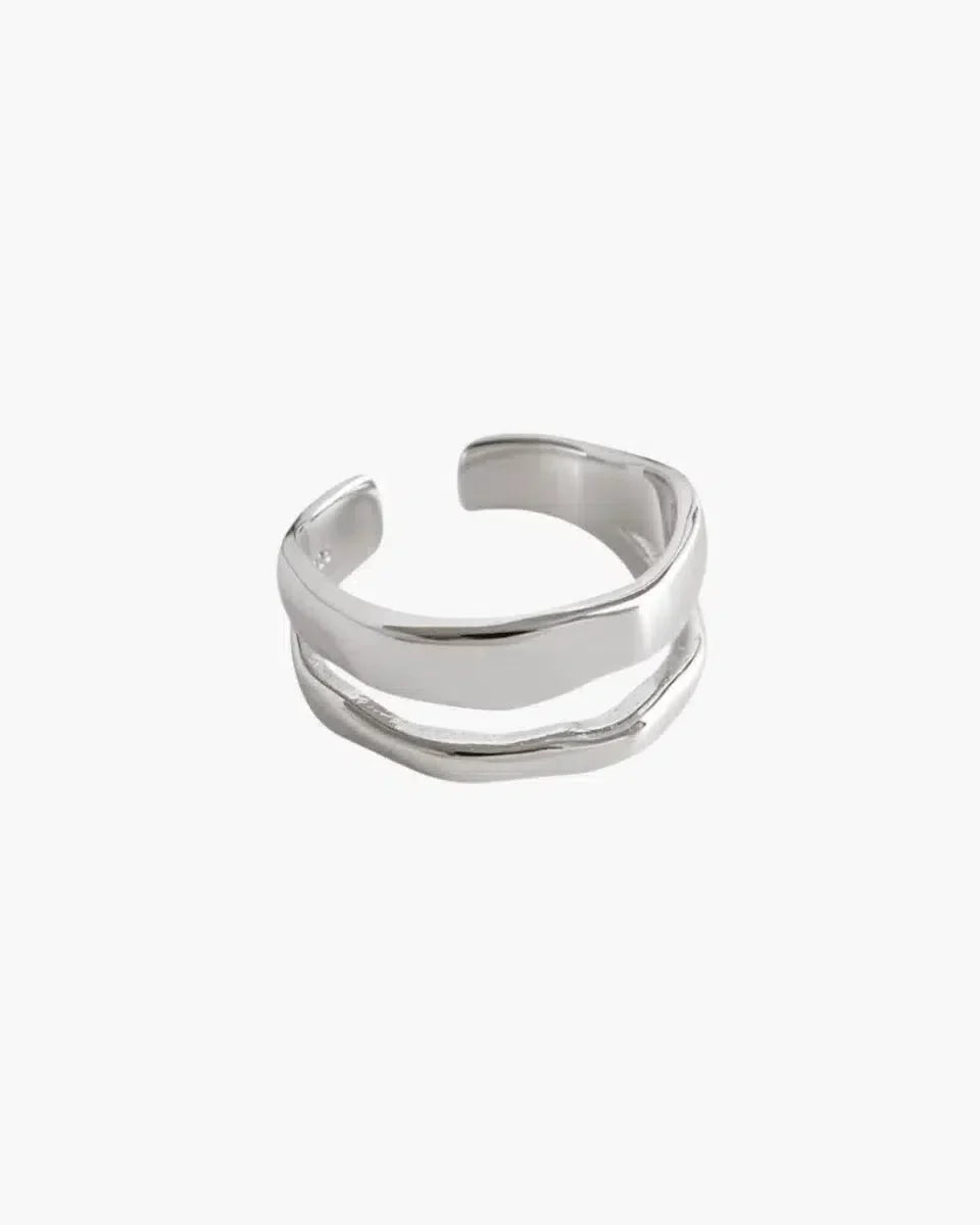 Zenitha – Moon design – Silver ring-10173353689415-Ivory Ombre