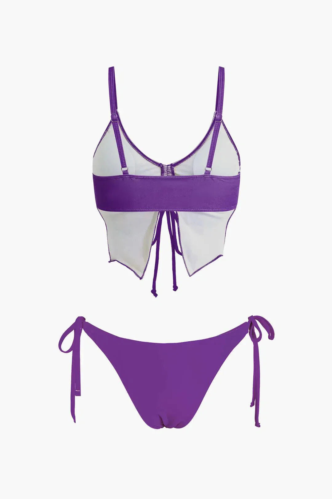 Zirlea – Butterfly pattern – Swimwear set-10174711300423-Ivory Ombre