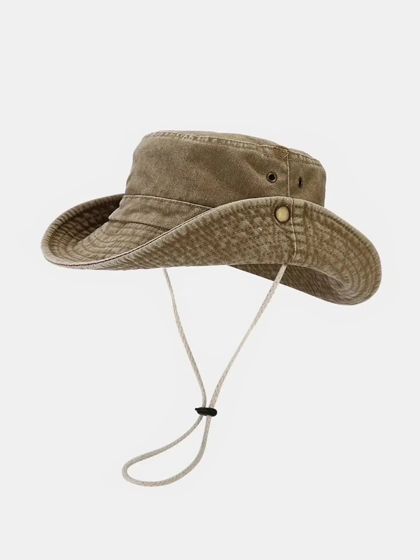 Zyrah – Distressed design – Bucket hat-10174659559751-Ivory Ombre