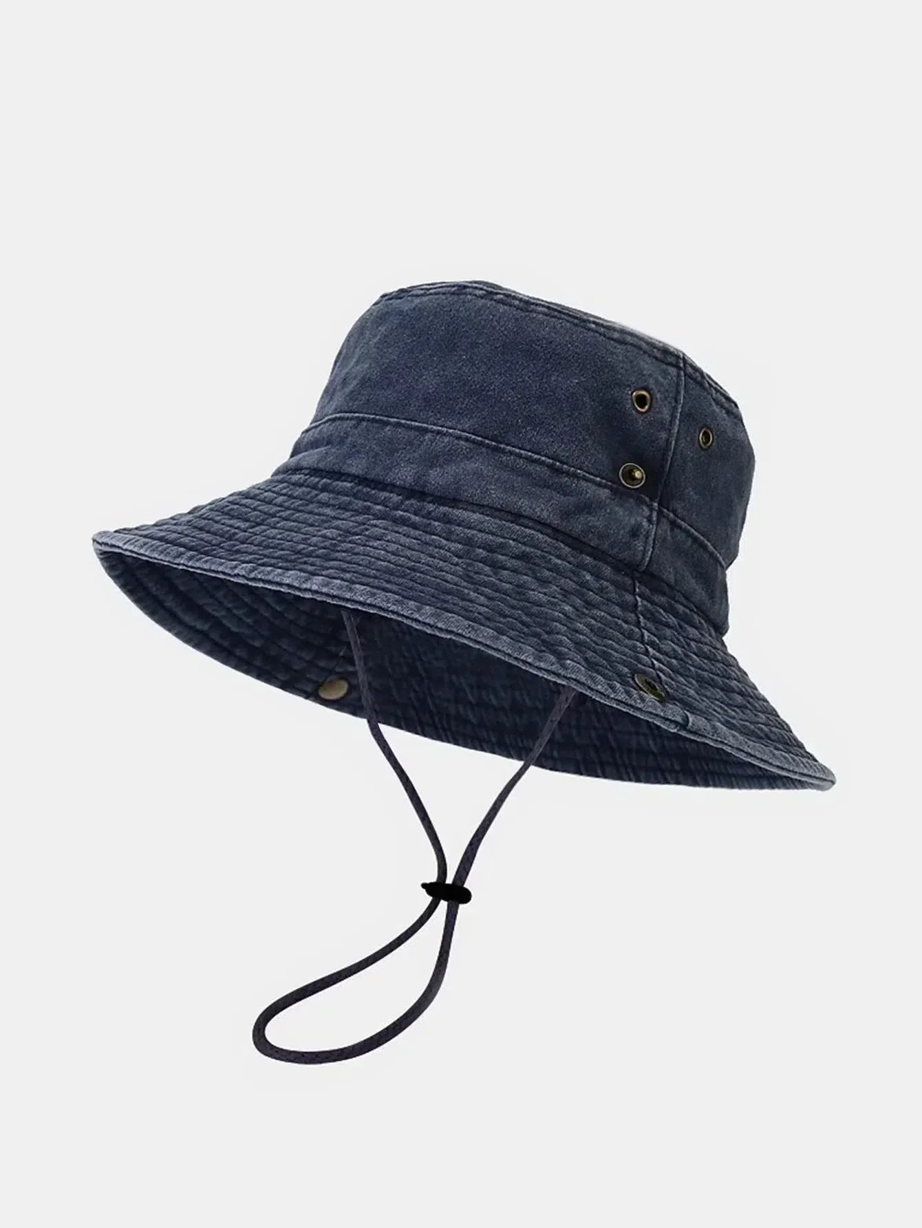 Zyrah – Distressed design – Bucket hat-10174659559751-Ivory Ombre