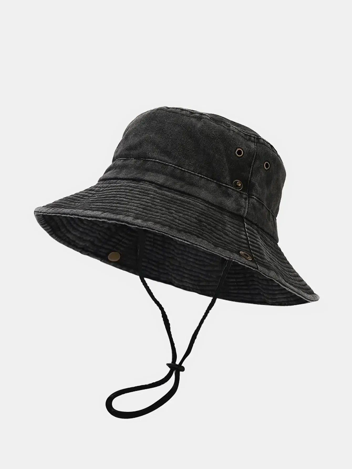 Zyrah – Distressed design – Bucket hat-10174659559751-Ivory Ombre