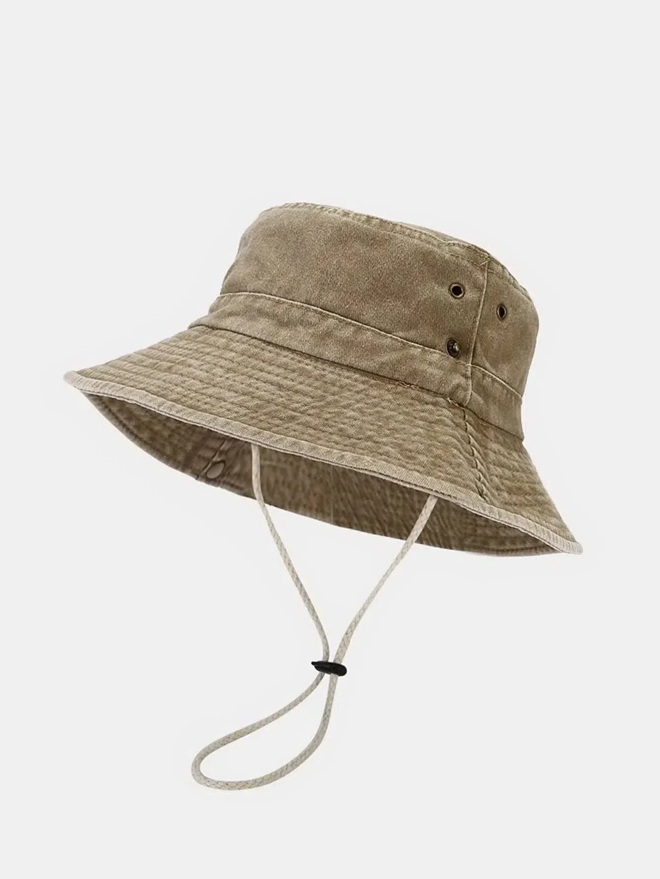 Zyrah – Distressed design – Bucket hat-10174659559751-Ivory Ombre