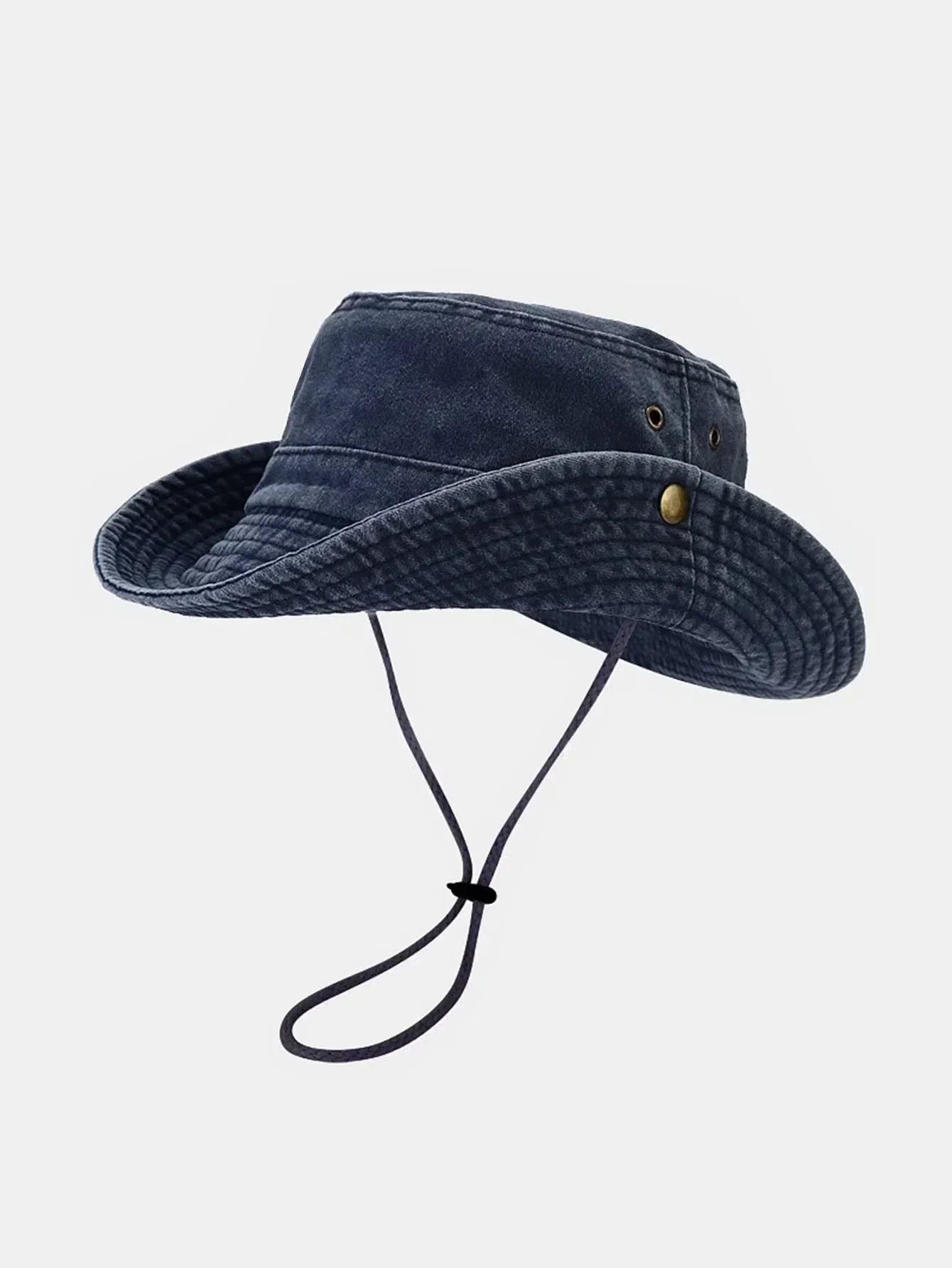 Zyrah – Distressed design – Bucket hat-10174659559751-Ivory Ombre