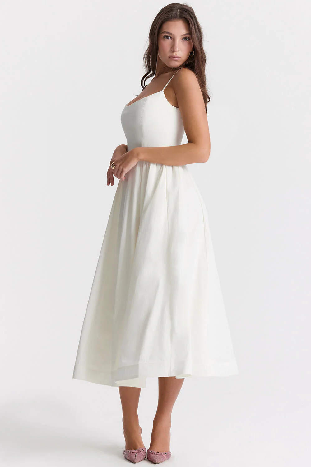 Celavie – Satin finish – Midi dress